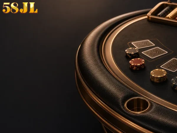 58JL responsible gaming reminder banner on the homepage